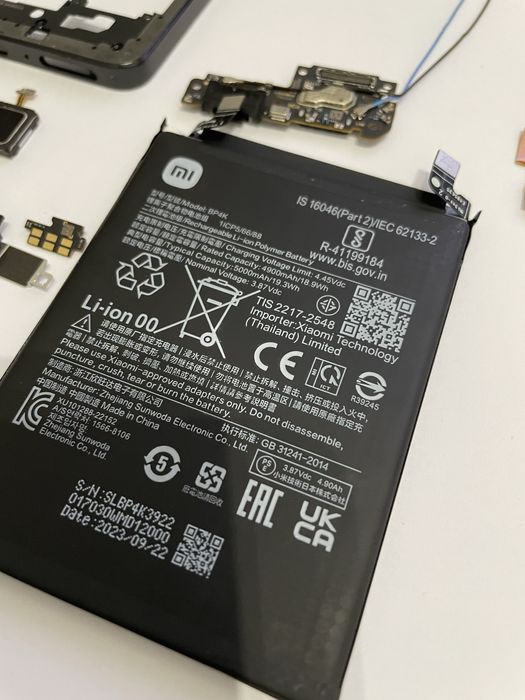 Xiaomi Redmi Note 12 Pro 5G - klapka , korpus , usb