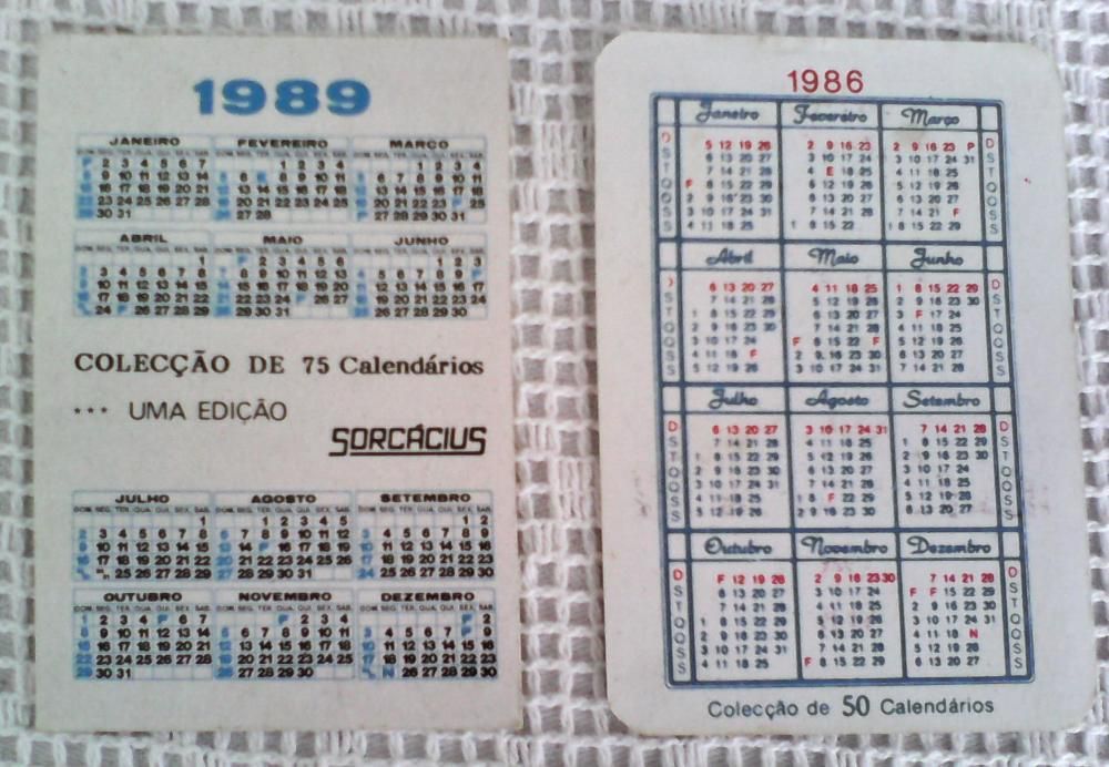 Calendário do Anderlecht e N`kono- Camarões -1986 / 1989