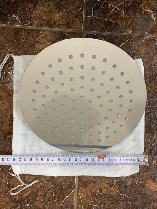 Лійка металева для душу, тропічний душ.