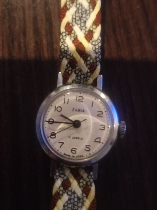 Zegarek damski ZARIA ZSRR – NOWY (NOS) | sprawny | komplet