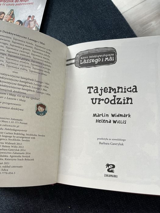 Książka tajemnica urodzin martin widmark