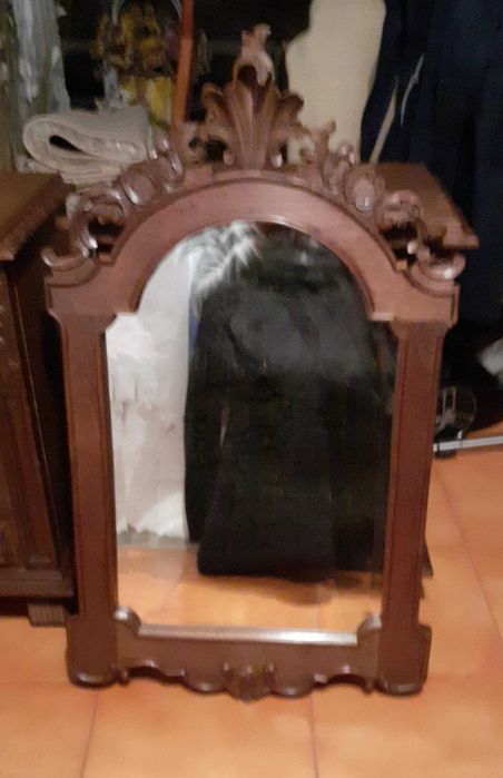 Mobília de Quarto rústica em castanho