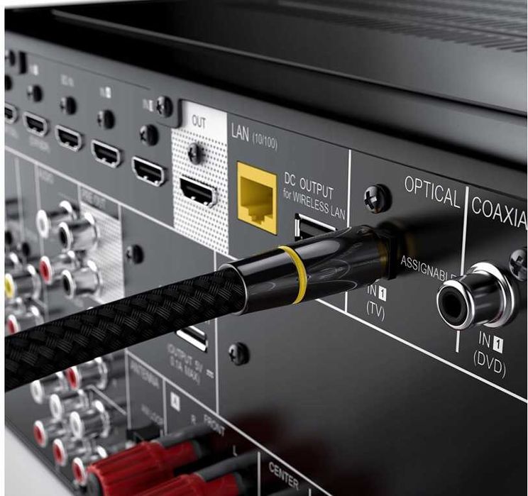 Kabel do Soundbar Optyczny Światłowód Do Głośników Toslink 3 metrowy NOWY