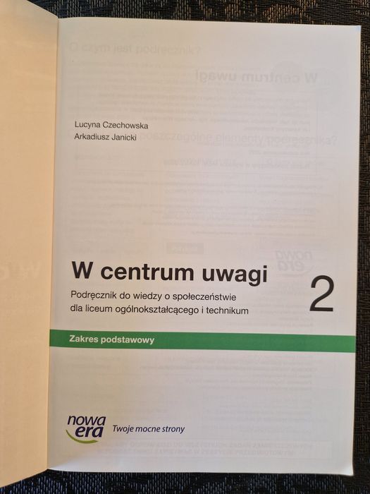 W centrum uwagi 2 podręcznik wos wiedza o społeczeństwie