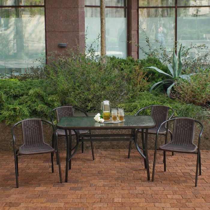 Меблі для кафе тераси саду Садовая мебель из ротанга стол ‼️ТОП‼️