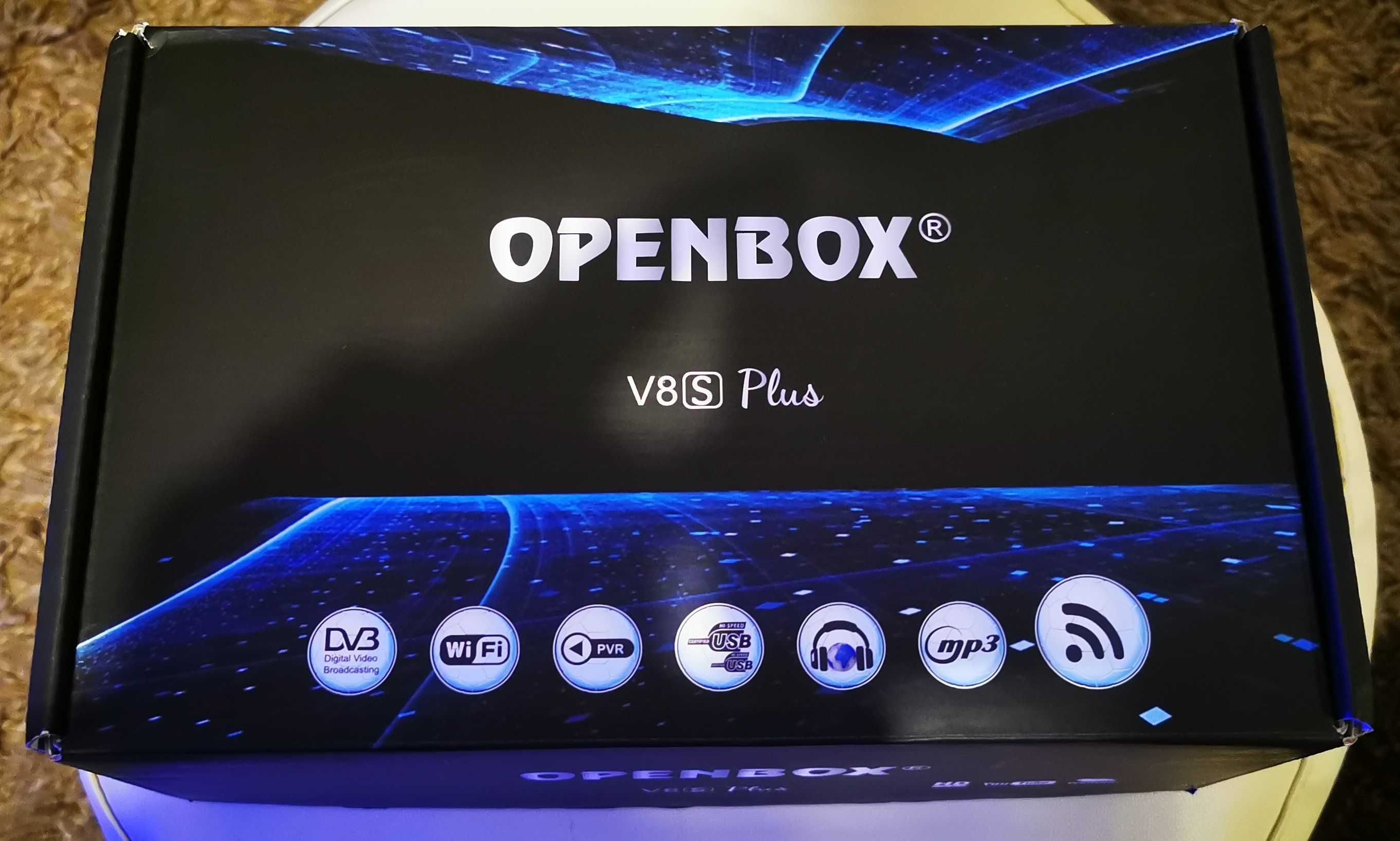 ORIGINAL OPENBOX V8S Plus DIGITAL SATELLITE RECEIVER - PVR HD TV usb WIFI  Includ