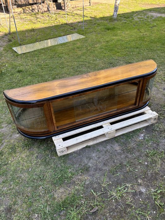Witryna w stylu Art Deco szafka prl mebel vintage retro zabytkowa