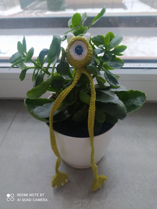 Mike Wazowski + amigurumi+handmade