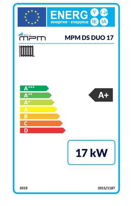 Kocioł MPM DS Duo 17kW dwupaliwowy węgiel drewno