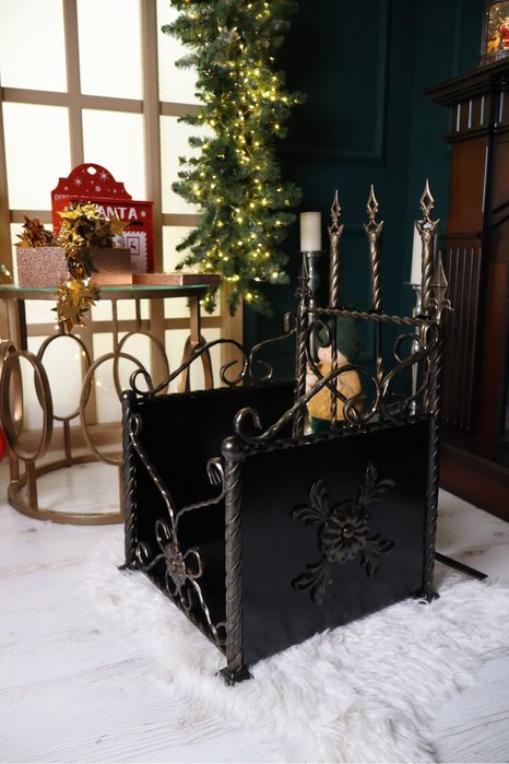 Дровниця з камінним набором