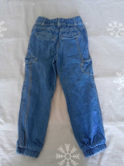 Spodnie jeansowe dziewczęce, rozmiar 110