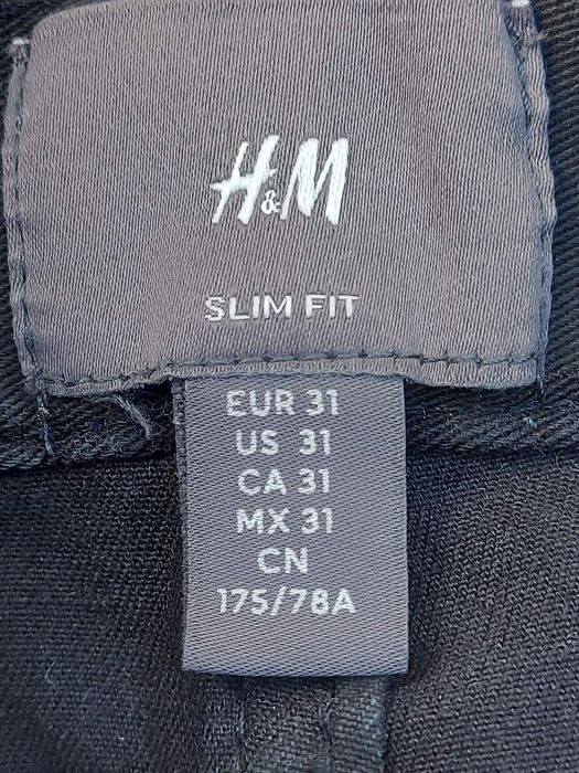 Spodnie jeans męskie rozmiar 31 firma H&M