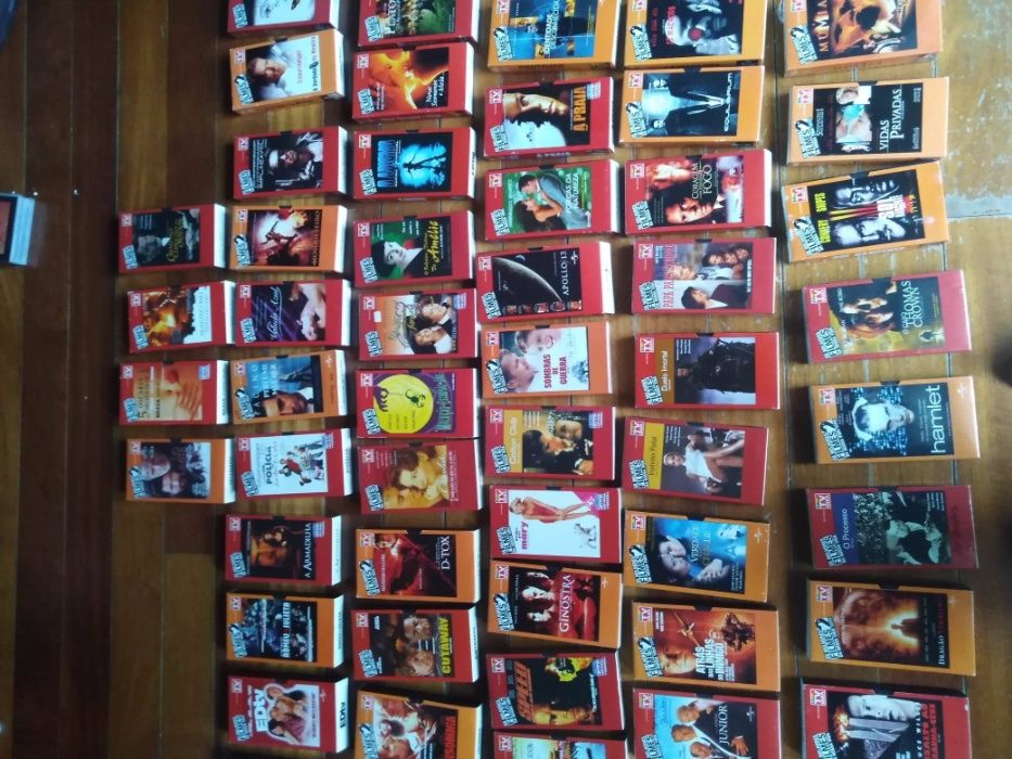 Filmes VHS da coleção TV Guia Tele Cine