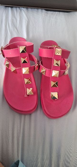 Sandalia gladiadora pink