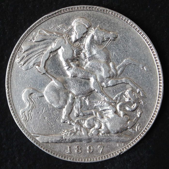 монета 1 крона 1893,1897 года,оригинал