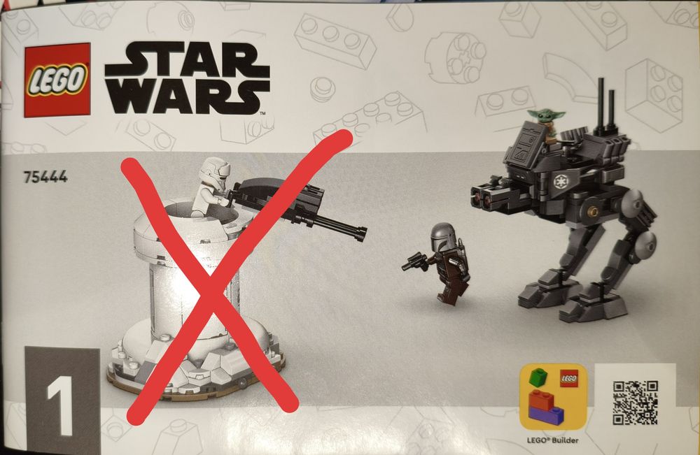 LEGO Star Wars 75444 At-rt worki 1 i 2