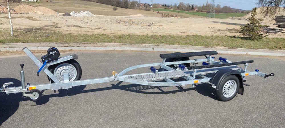 FULL Łódź AluBoat 420 + YAMAHA 25KM 695 2t + Przyczepa podłodziowa