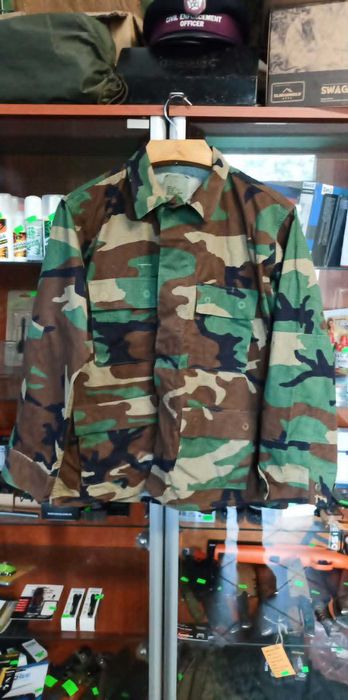 Bluza Mundurowa BDU Coat Hot Weather Woodland US Army Medium Short Ripstop