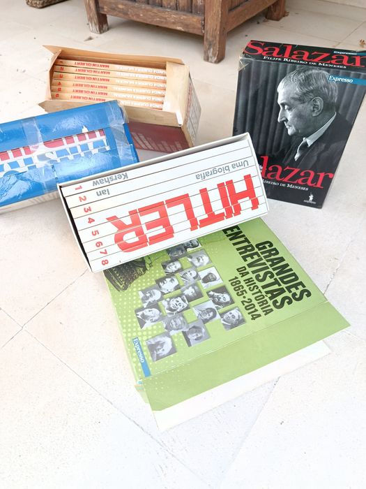 Coleções Livros Expresso Hitler, Church, etcill
