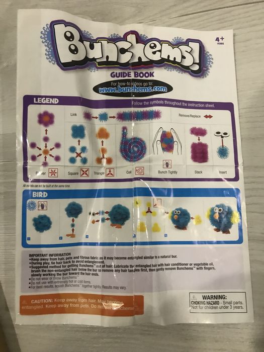 Bunchems оригинал конструктор липучки