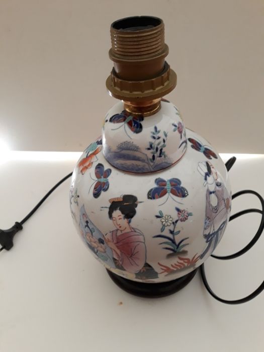 Candeeiro de Porcelana - Pintura Chinesa