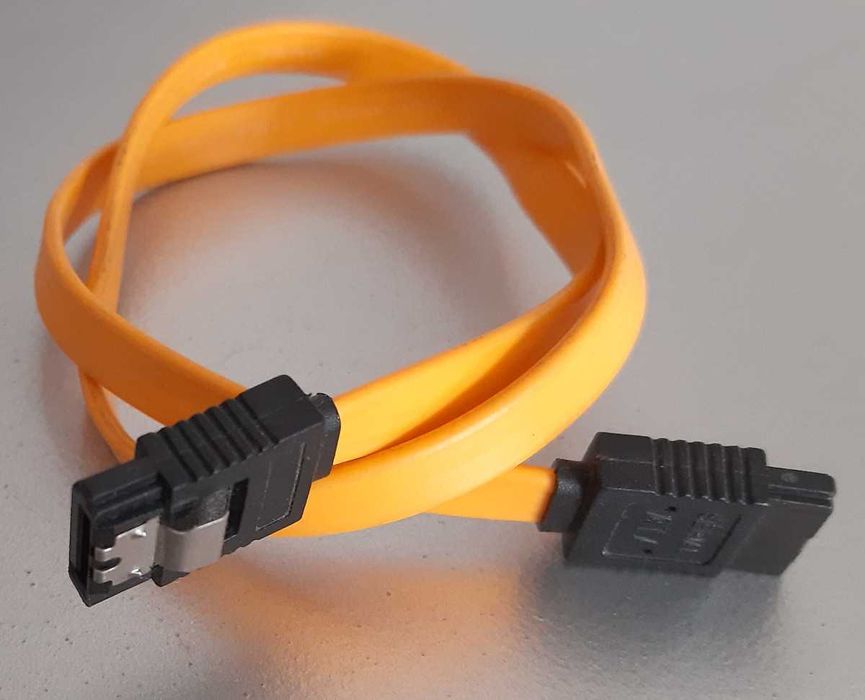 Kabel SATA - żółty 50 cm
