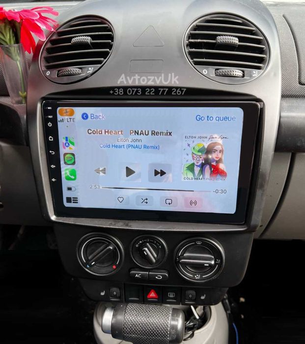 Магнитола NEW BEETLE Volkswagen VW GPS Жук ТВ 2 дин CarPlay Android 15