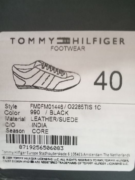 Orginalne Buty Tommy Hilfiger Męskie