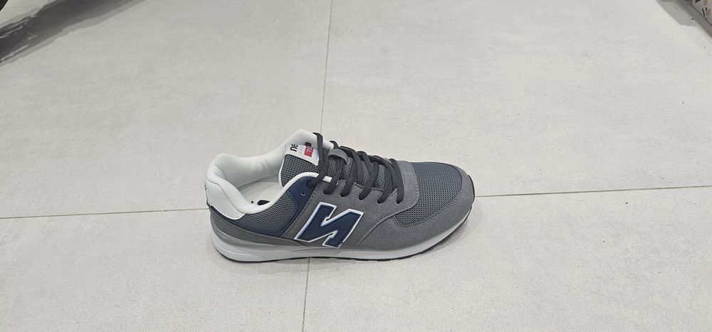 Szare Buty Męskie Siatkowe 41-46 Sportowe
