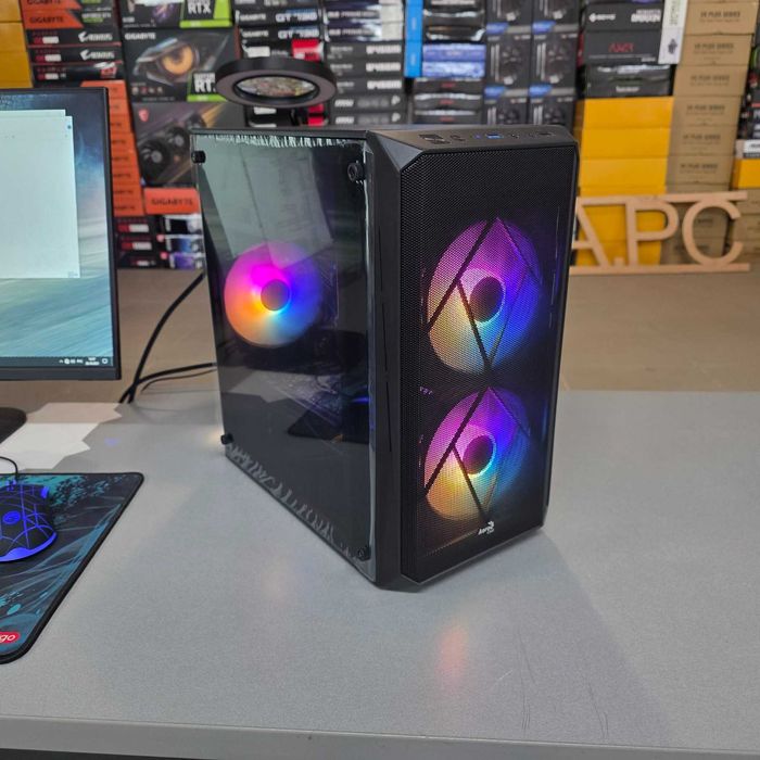 Комютер Intel Core i3-9100, 16GB DDR4, Sapphire RX 470, SSD 480GB