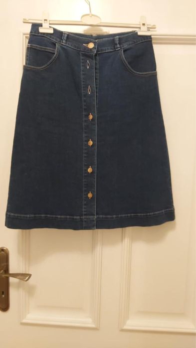 Dżinsowa Spódnica Massimo Dutti w rozmiarze 38, M.