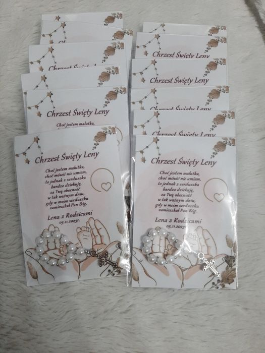 Podziękowanie dla gości Chrzest Święty