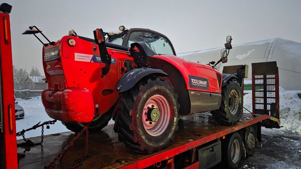 Ładowarka teleskopowa Manitou manitka wynajem usługa operator