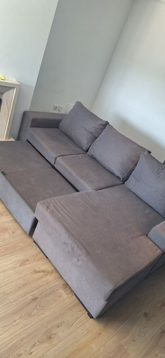 Sofá Retrátil 2,50m - Cinzento