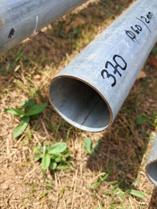 Rura fi 50 ocynk 2mm słupki (kilka sztuk)