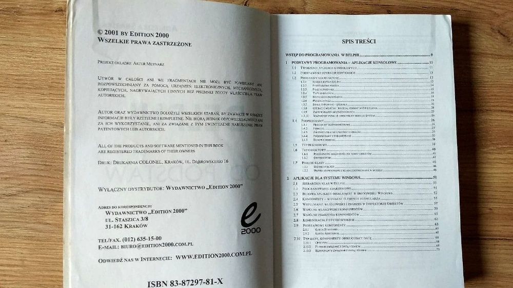Książki DELPHI Programowanie DELPHI Od Podstaw Zestaw 2 Sztuk