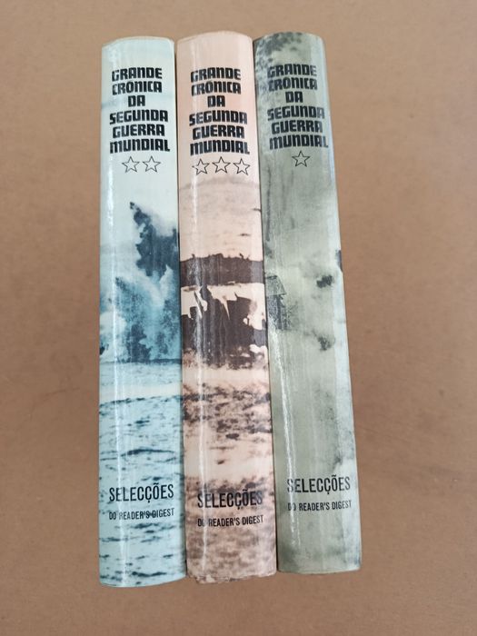 Três belíssimos livros da segunda guerra mundial