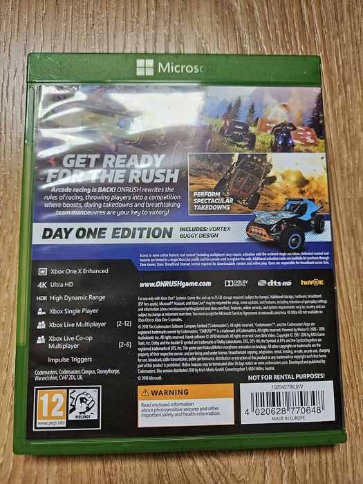 ONRUSH wyścigi Day One Edition gra Xbox One