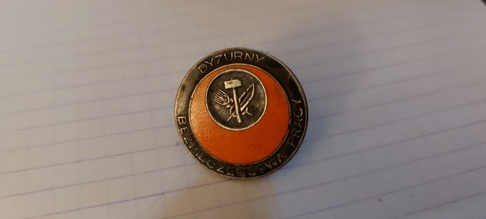 Odznaki -  Dyżurny Bezpieczeństwa Pracy