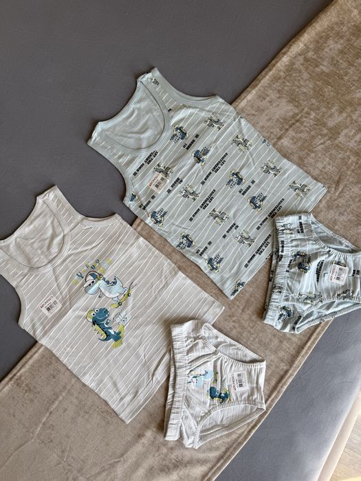 SALE! На 2-7 роки Дитяча білизна Donella,труси, базові білі майки та футболки