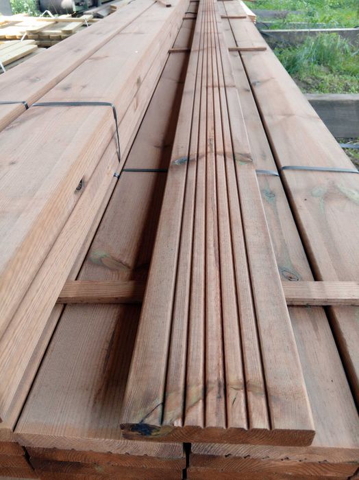 Deska tarasowa impregnowana brąz 28mm x 145mm x 4m