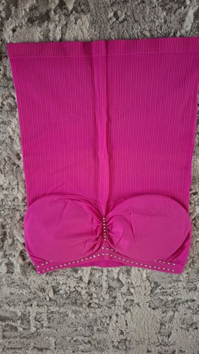 Bluzka tuba bez ramiączek  s