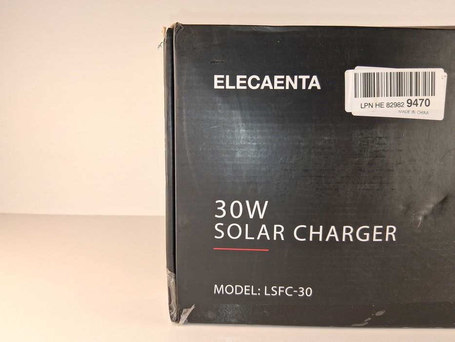 E169 ELECAENTA 30W Ładowarka Solarna Panel Fotowoltaiczny PowerbankUSB