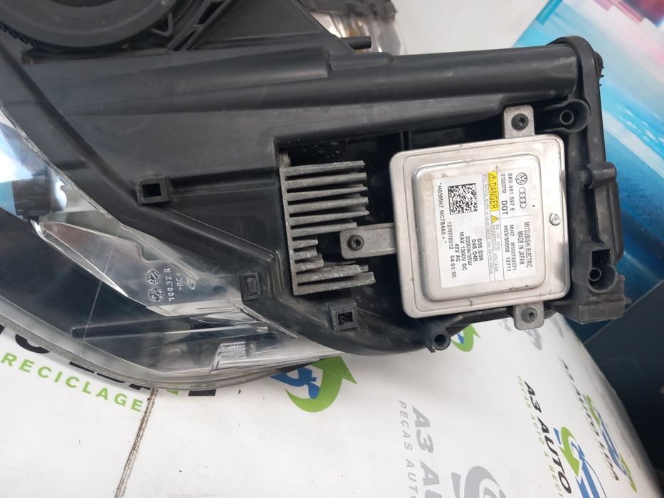 Ótica esquerda e direita Xenon olho de boi Audi A1