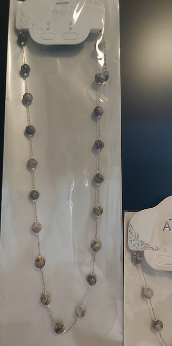 Conjuntos em aço de colar e pulseira