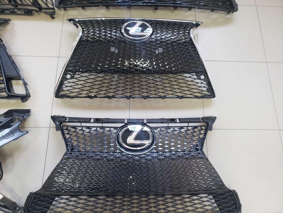 Решетки радиатора на Lexus RX GX NX UX LX IS ES GS LS CT F Sport TRD