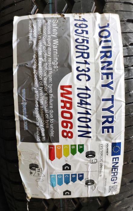 4x 195/50R13C Journey WR068 104/101N 2025r 2 lata gwar.