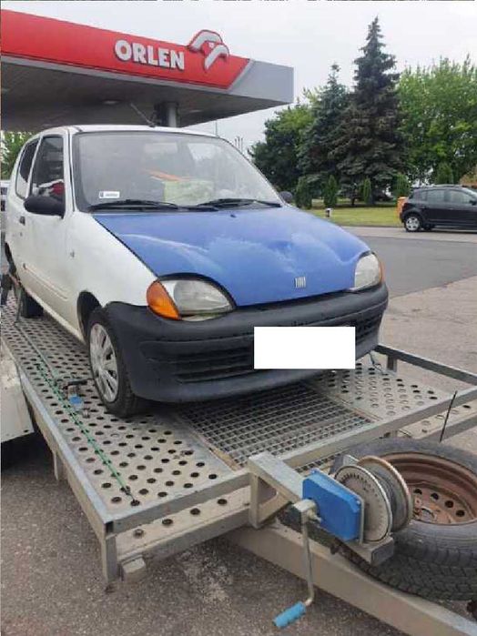 Fiat Seicento 1.1 benzyna kolor biały przeznaczony na części