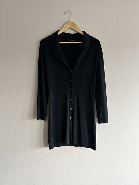 Czarna sukienka damska w prążki rozmiar XS / S