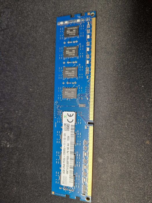 SK hynix 8GB DDR3L PC3L-12800U 2Rx8 1600MHz DIMM (HMT41GU6BFR8A-PB)
